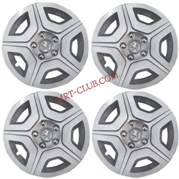 قالپاق پژو طرح تارا سایز 14 (4عددی)