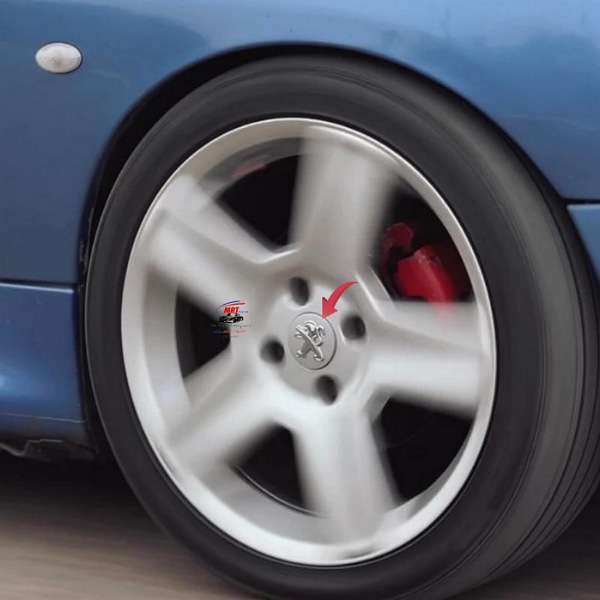 کاپ رینگ خودتراز شونده آرم پژو و اسب (4 عددی)